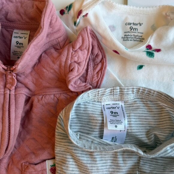 Adorable Baby Girl 5 Item Bundle Matching Sets - Picture 12 of 12